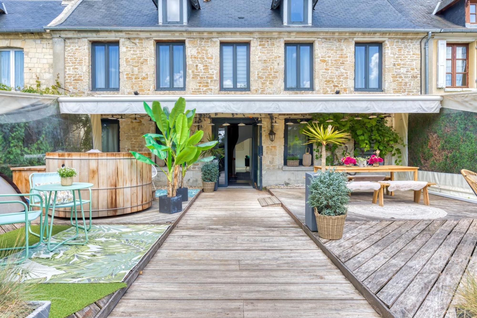 La Dame De Coeur La Maison A L'Oree De Deauville トゥック エクステリア 写真